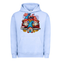 Pigment Grape Ice 4th of july gnomes farm truck Urban Hoodie - Zillion Design Studio