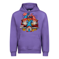 Tulip 4th of july gnomes farm truck Urban Hoodie - Zillion Design Studio