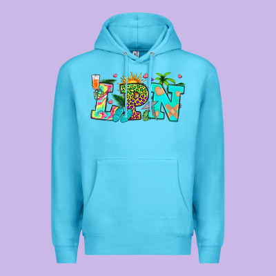 Summer Lpn Premium Hoodie Designed By Texasbilliewilder