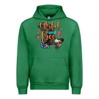 Emerald wild and free Urban Hoodie - Zillion Design Studio