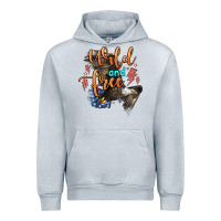 Heather Grey wild and free Urban Hoodie - Zillion Design Studio