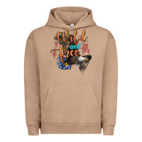 Pigment Burro wild and free Urban Hoodie - Zillion Design Studio