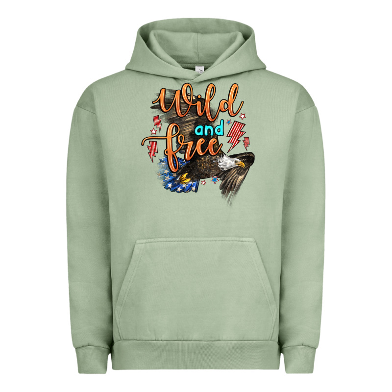 Wild And Free Urban Hoodie by Zillion Design Studio | Teevron