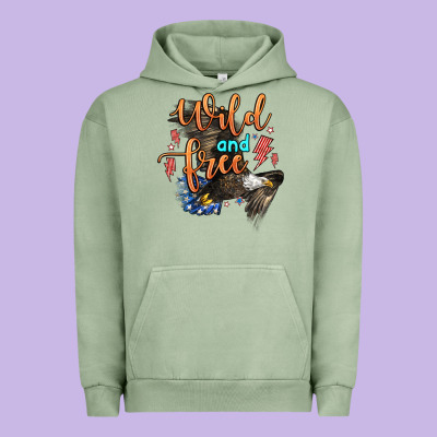 Wild And Free Urban Hoodie Designed By Zillion Design Studio