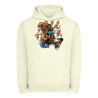 Pigment Pistachio wild and free Urban Hoodie - Zillion Design Studio