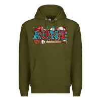 Army Green aunt baseball Premium Hoodie - Zillion Design Studio