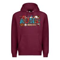 Burgundy aunt baseball Premium Hoodie - Zillion Design Studio