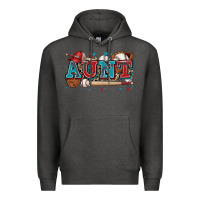 Charcoal Heather aunt baseball Premium Hoodie - Zillion Design Studio