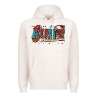 Pale Pink aunt baseball Premium Hoodie - Zillion Design Studio