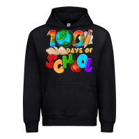 Black 100 days of school Urban Hoodie - texasbilliewilder