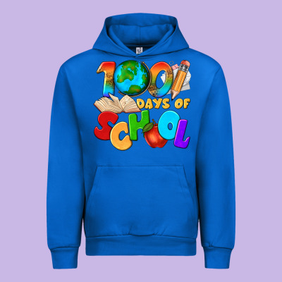 100 Days Of School Urban Hoodie Designed By Texasbilliewilder