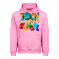 Fuchsia Pink 100 days of school Urban Hoodie - texasbilliewilder