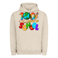 Pigment French Oak 100 days of school Urban Hoodie - texasbilliewilder