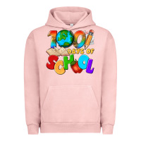 Pigment Salmon 100 days of school Urban Hoodie - texasbilliewilder