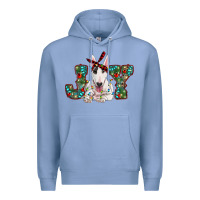 Colony Blue Christmas joy bull terrier Premium Hoodie - RanaPortraitStore