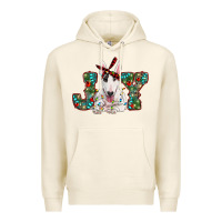 Tofu Christmas joy bull terrier Premium Hoodie - RanaPortraitStore