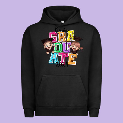Kinder Graduate 2024 Urban Hoodie Designed By Texasbilliewilder