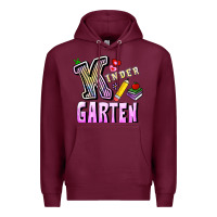 Burgundy kindergarten Premium Hoodie - RanaPortraitStore