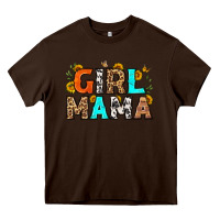 Chocolate Brown girl mama Heavy Core Tee - LillyAllenDesigns