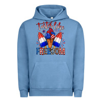 Pigment Pebble Blue taster like freedom Urban Hoodie - Zillion Design Studio