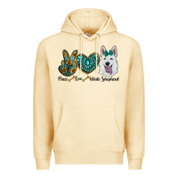 Pina Colada peace love white sepherd Premium Hoodie - RanaPortraitStore