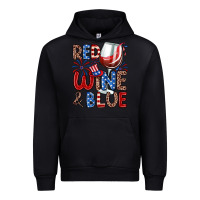 Black red wine and blue Urban Hoodie - Zillion Design Studio