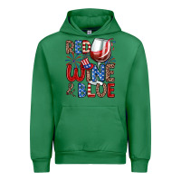 Emerald red wine and blue Urban Hoodie - Zillion Design Studio