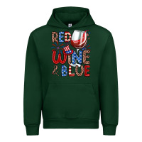 Forest Green red wine and blue Urban Hoodie - Zillion Design Studio