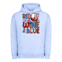 Pigment Grape Ice red wine and blue Urban Hoodie - Zillion Design Studio