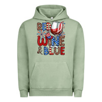 Pigment Oil Green red wine and blue Urban Hoodie - Zillion Design Studio