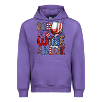 Tulip red wine and blue Urban Hoodie - Zillion Design Studio
