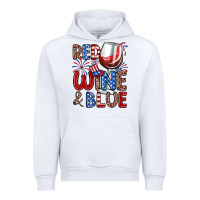 White red wine and blue Urban Hoodie - Zillion Design Studio