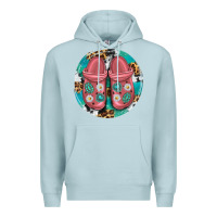 Blue Mist western crocin Premium Hoodie - texasbilliewilder