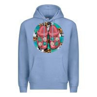 Colony Blue western crocin Premium Hoodie - texasbilliewilder