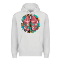 Dove Grey western crocin Premium Hoodie - texasbilliewilder