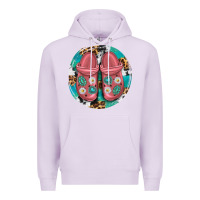 Lilac western crocin Premium Hoodie - texasbilliewilder