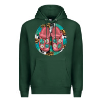 Sports Green western crocin Premium Hoodie - texasbilliewilder