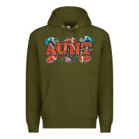 Army Green aunt American football Premium Hoodie - Zillion Design Studio