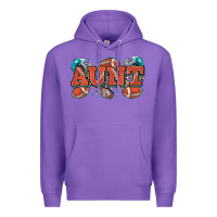 Purple aunt American football Premium Hoodie - Zillion Design Studio