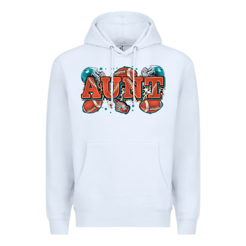 Aunt American Football Premium Hoodie by Zillion Design Studio | Teevron