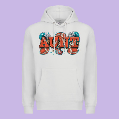 Aunt American Football Premium Hoodie Designed By Zillion Design Studio