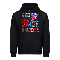Black red white and booze Urban Hoodie - Zillion Design Studio