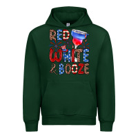 Forest Green red white and booze Urban Hoodie - Zillion Design Studio