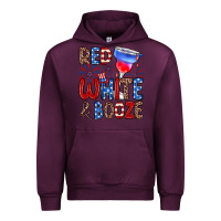Mauve Wine red white and booze Urban Hoodie - Zillion Design Studio