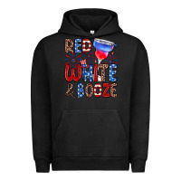 Pigment Black red white and booze Urban Hoodie - Zillion Design Studio