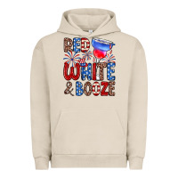 Pigment French Oak red white and booze Urban Hoodie - Zillion Design Studio