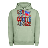 Pigment Oil Green red white and booze Urban Hoodie - Zillion Design Studio