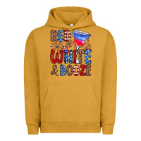 Pigment Peanut Butter red white and booze Urban Hoodie - Zillion Design Studio
