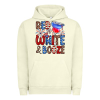 Pigment Pistachio red white and booze Urban Hoodie - Zillion Design Studio