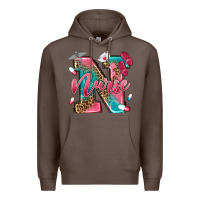 Coffee western nurse Premium Hoodie - texasbilliewilder